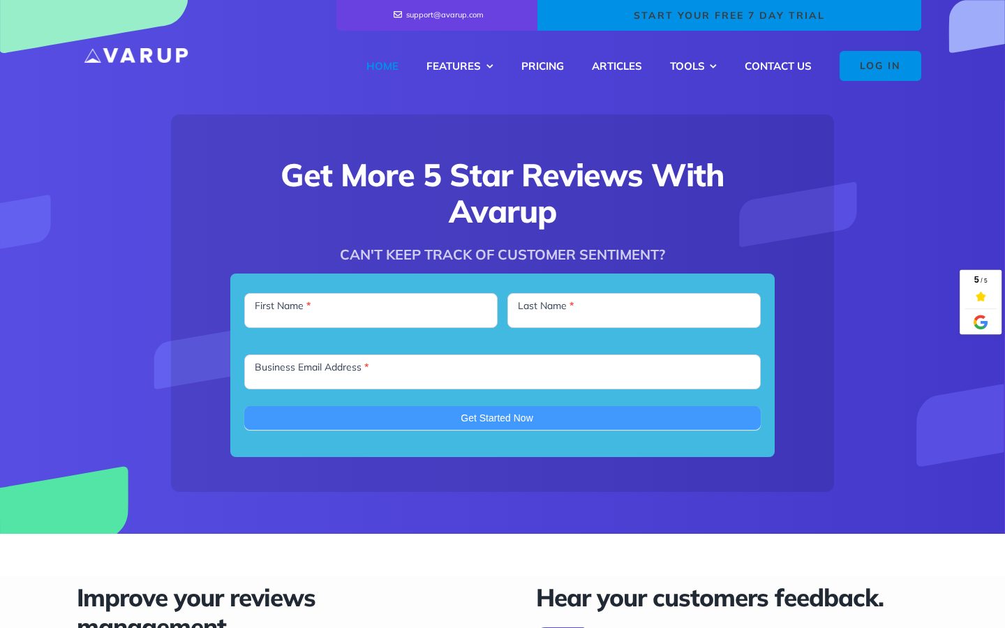 Avarup Homepage