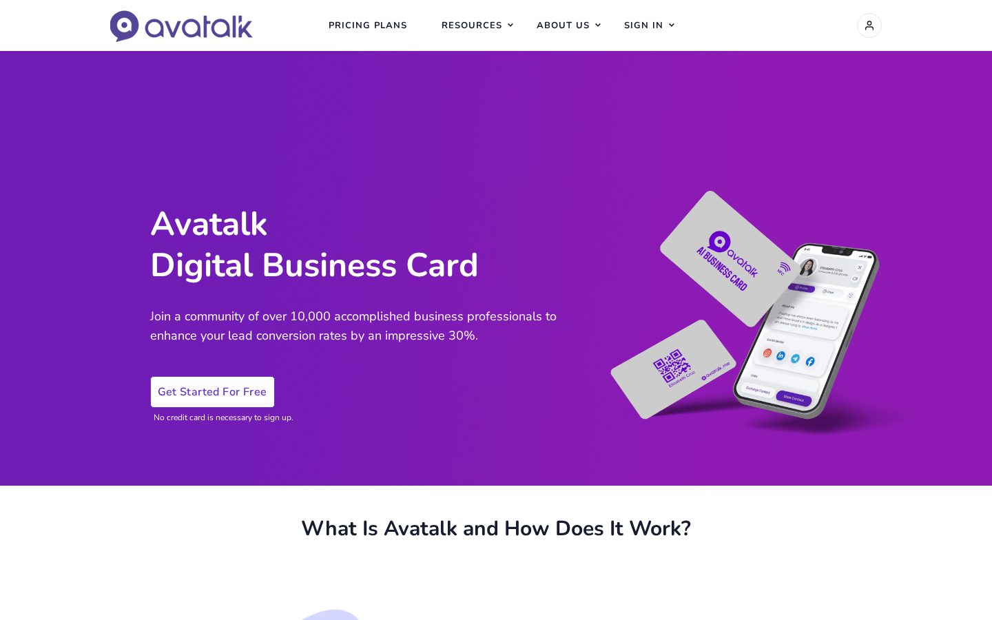 Avatalk Homepage
