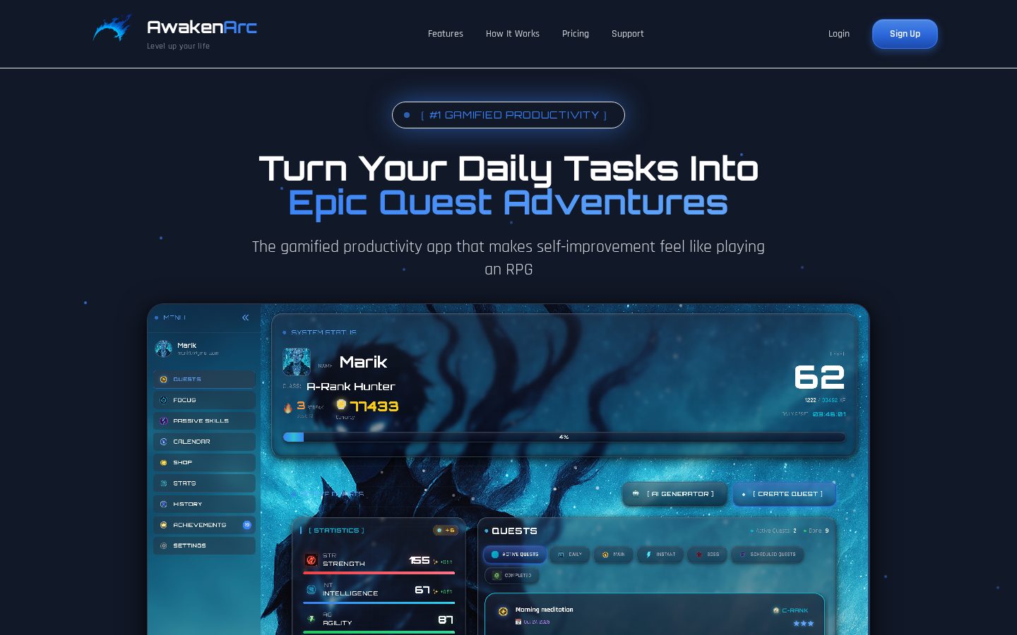 AwakenArc Homepage