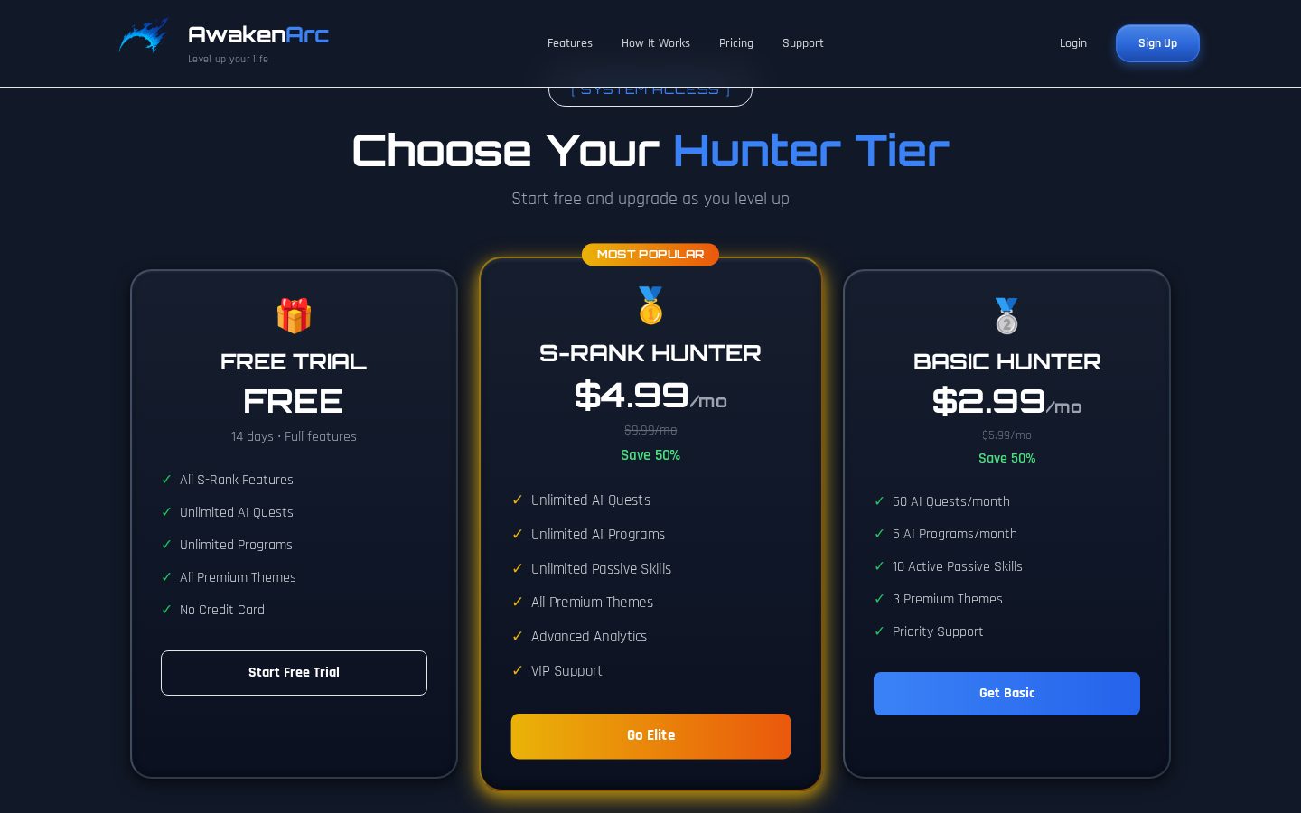 AwakenArc Pricing