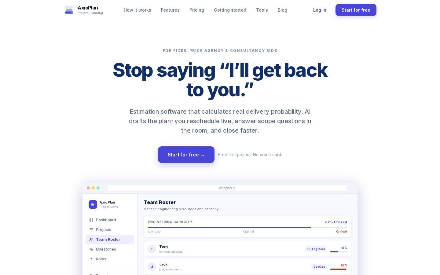 AxioPlan Homepage