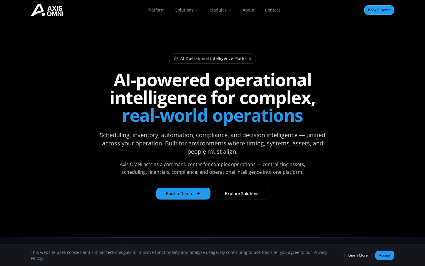 Axis Intel Homepage