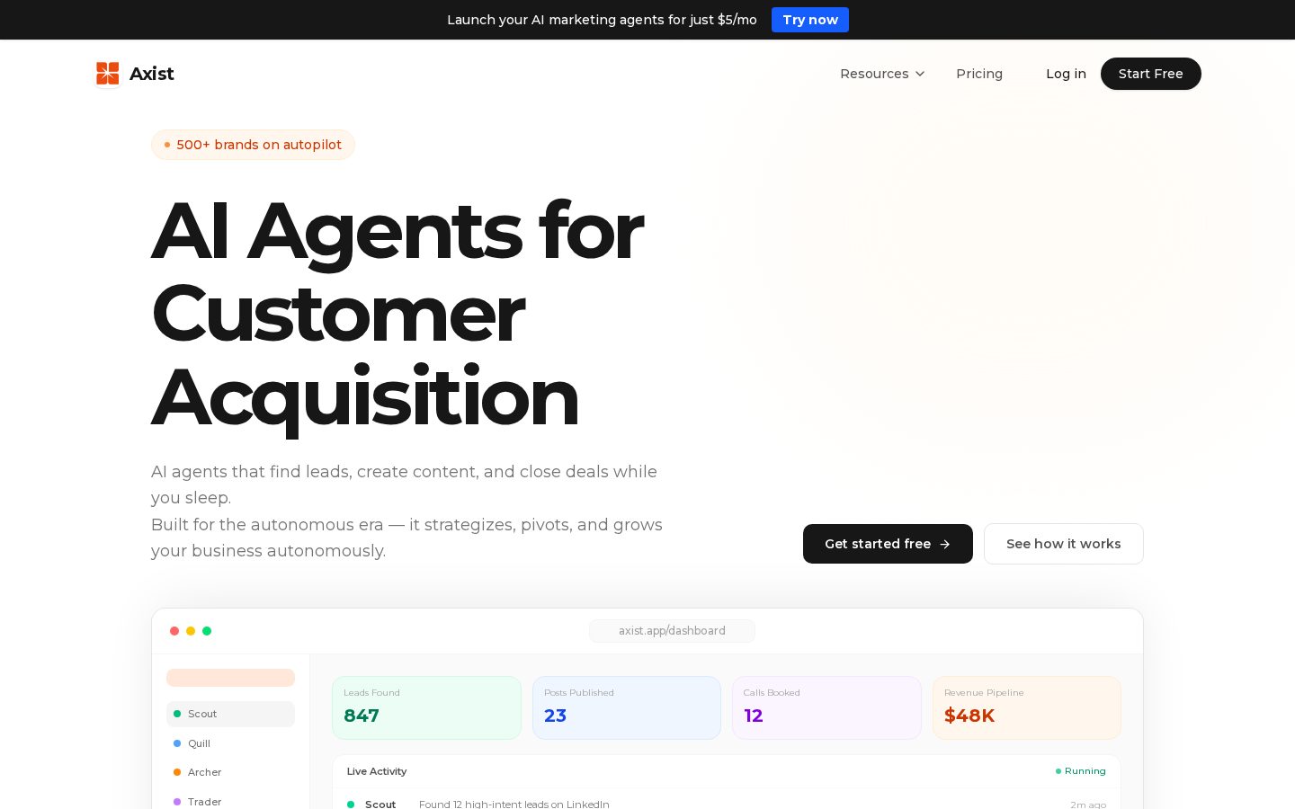 Axist Homepage