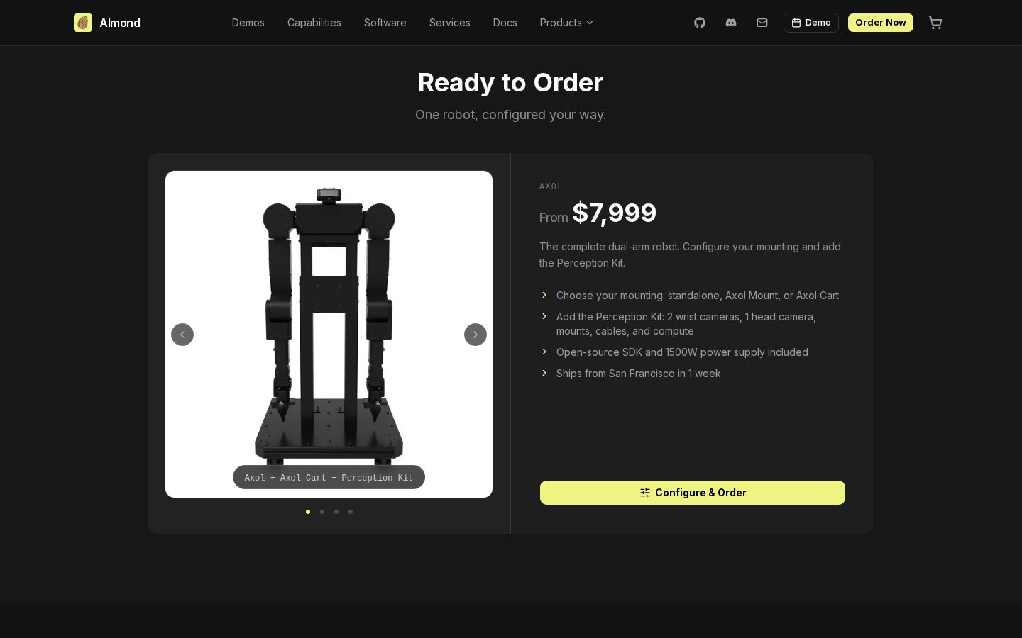 Axol Pricing