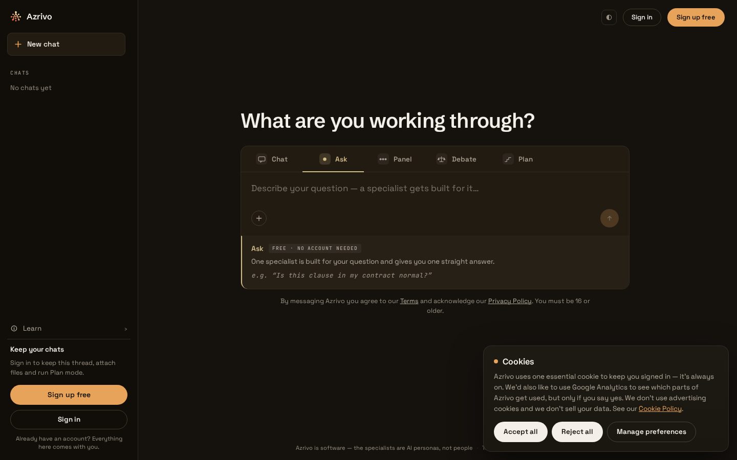 Azrivo Homepage