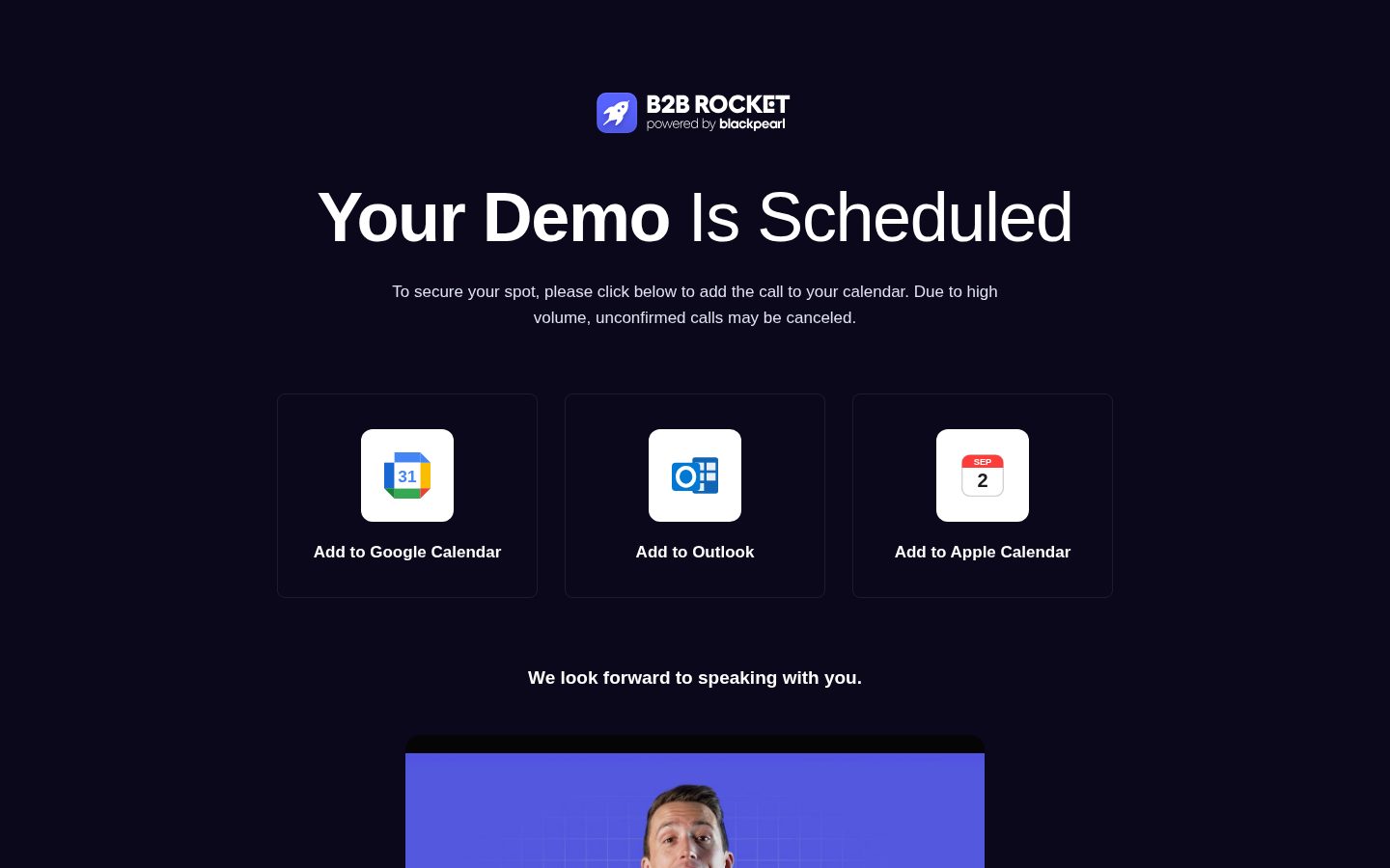 B2brocket Homepage