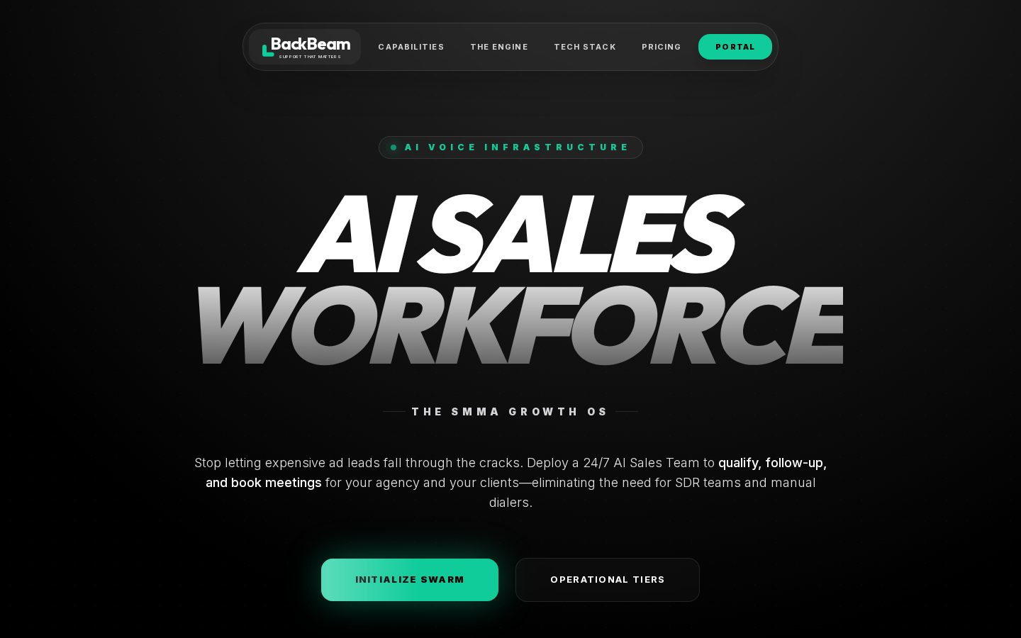 Backbeam Studio Homepage