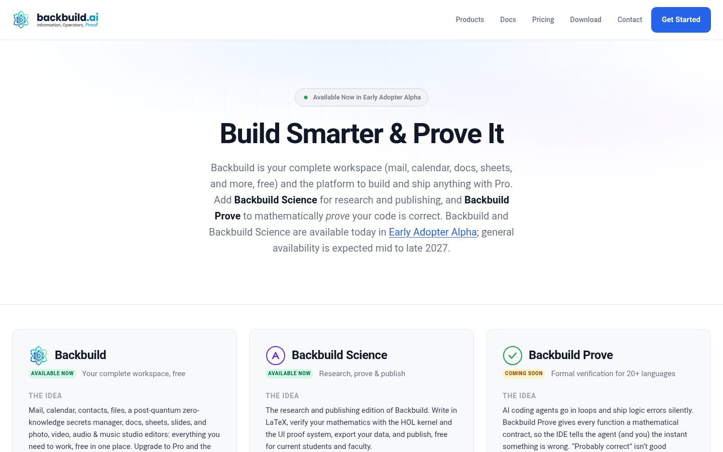 Backbuild Homepage
