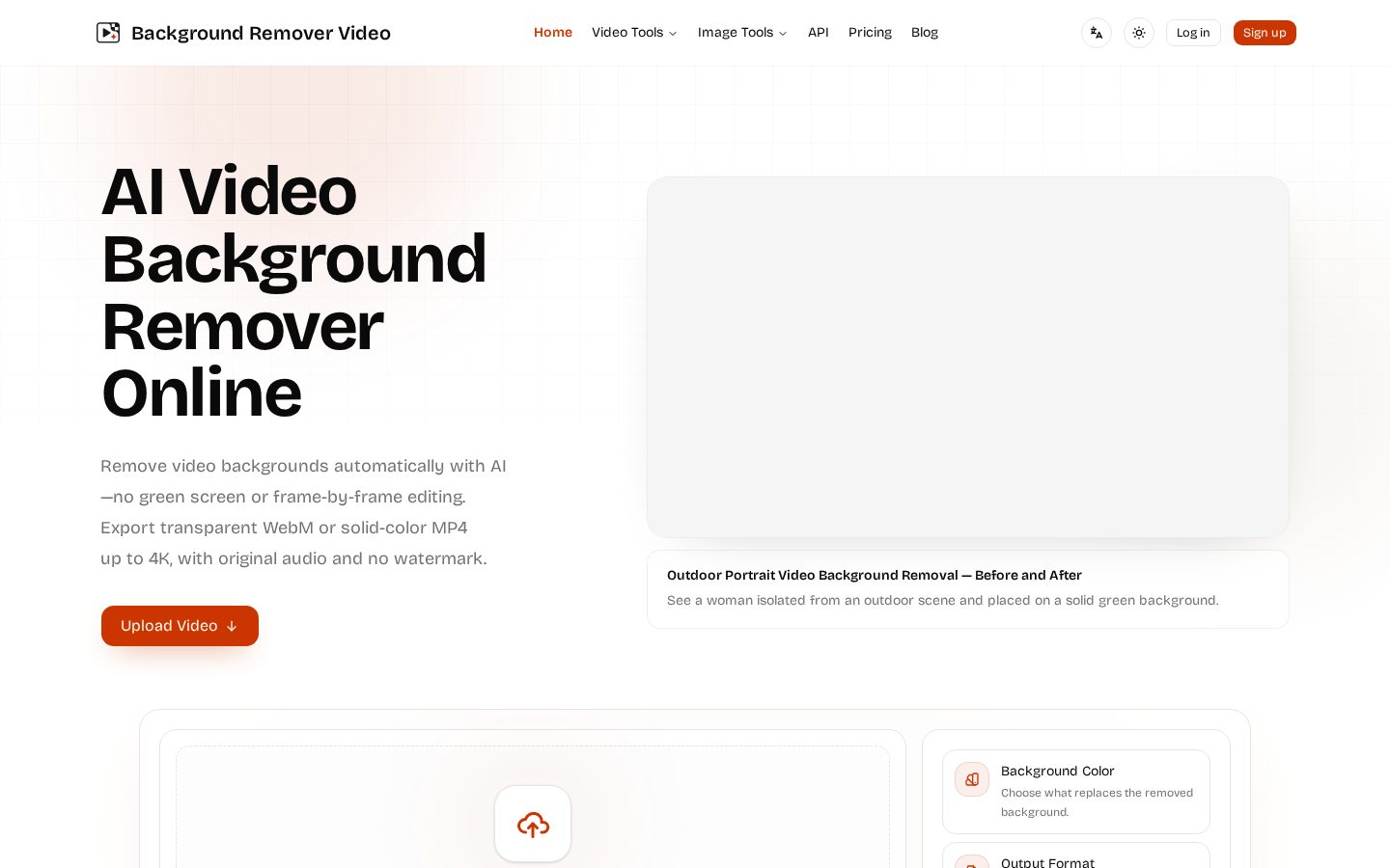 Background Remover Video Homepage