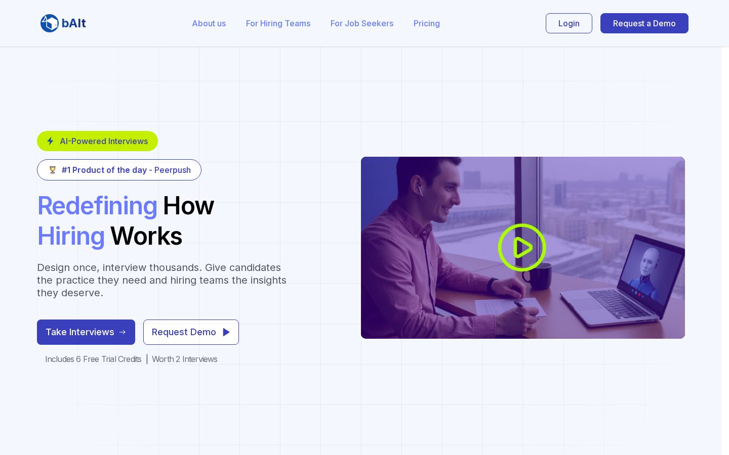 Bait AI Homepage