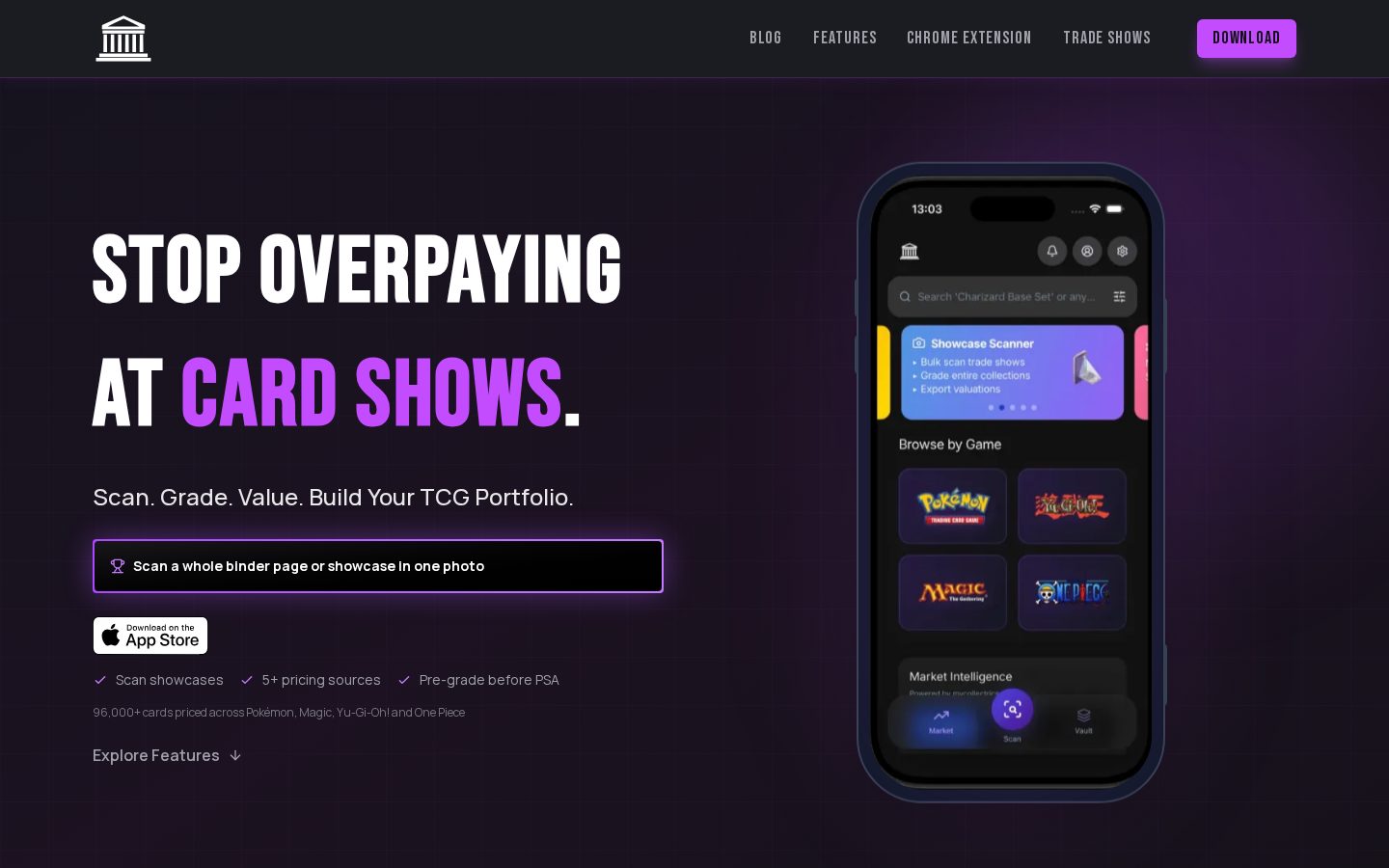 BankTCG Homepage