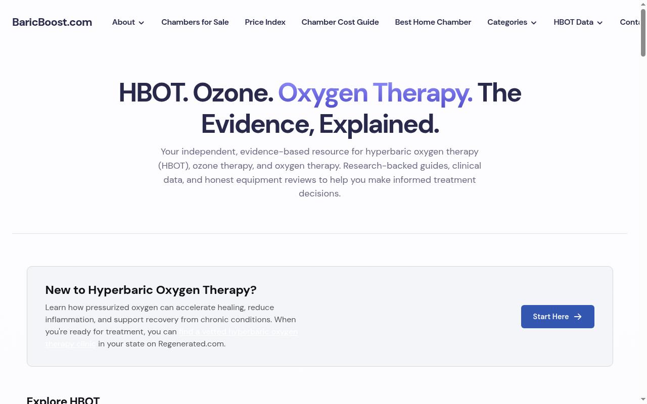 BaricBoost Homepage