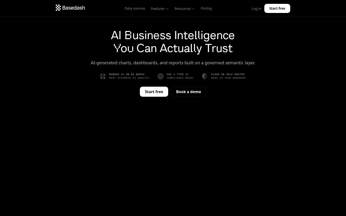Basedash AI Kit Homepage