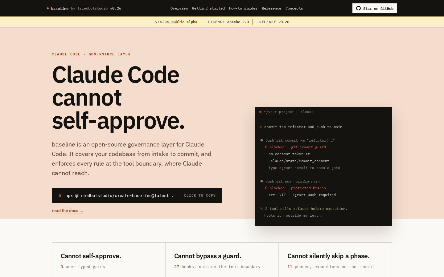baseline Homepage