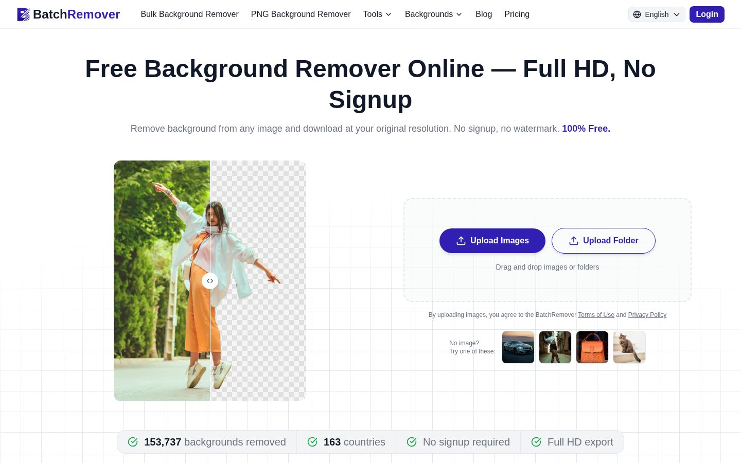 BatchRemover Homepage