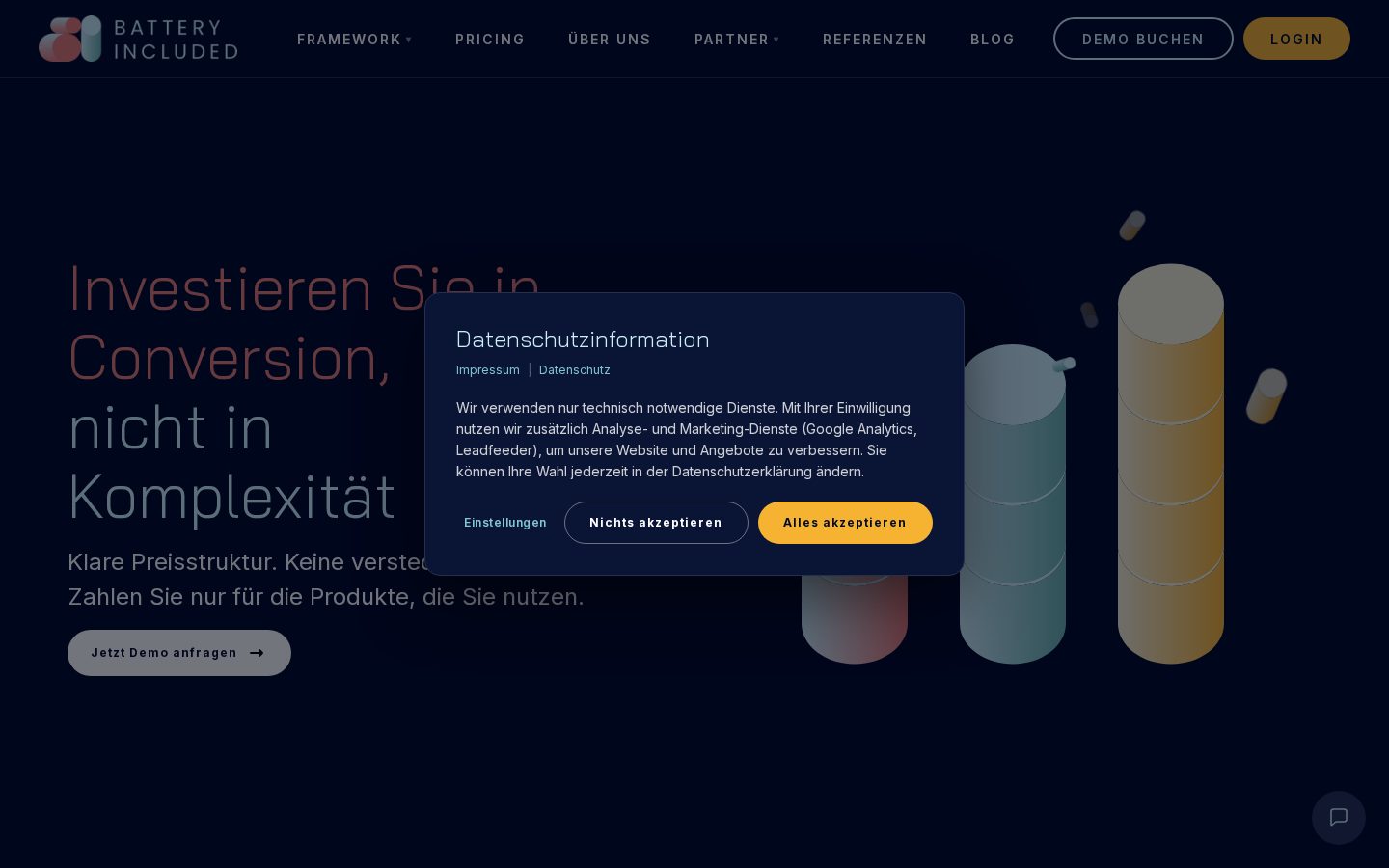 BatteryIncluded Pricing