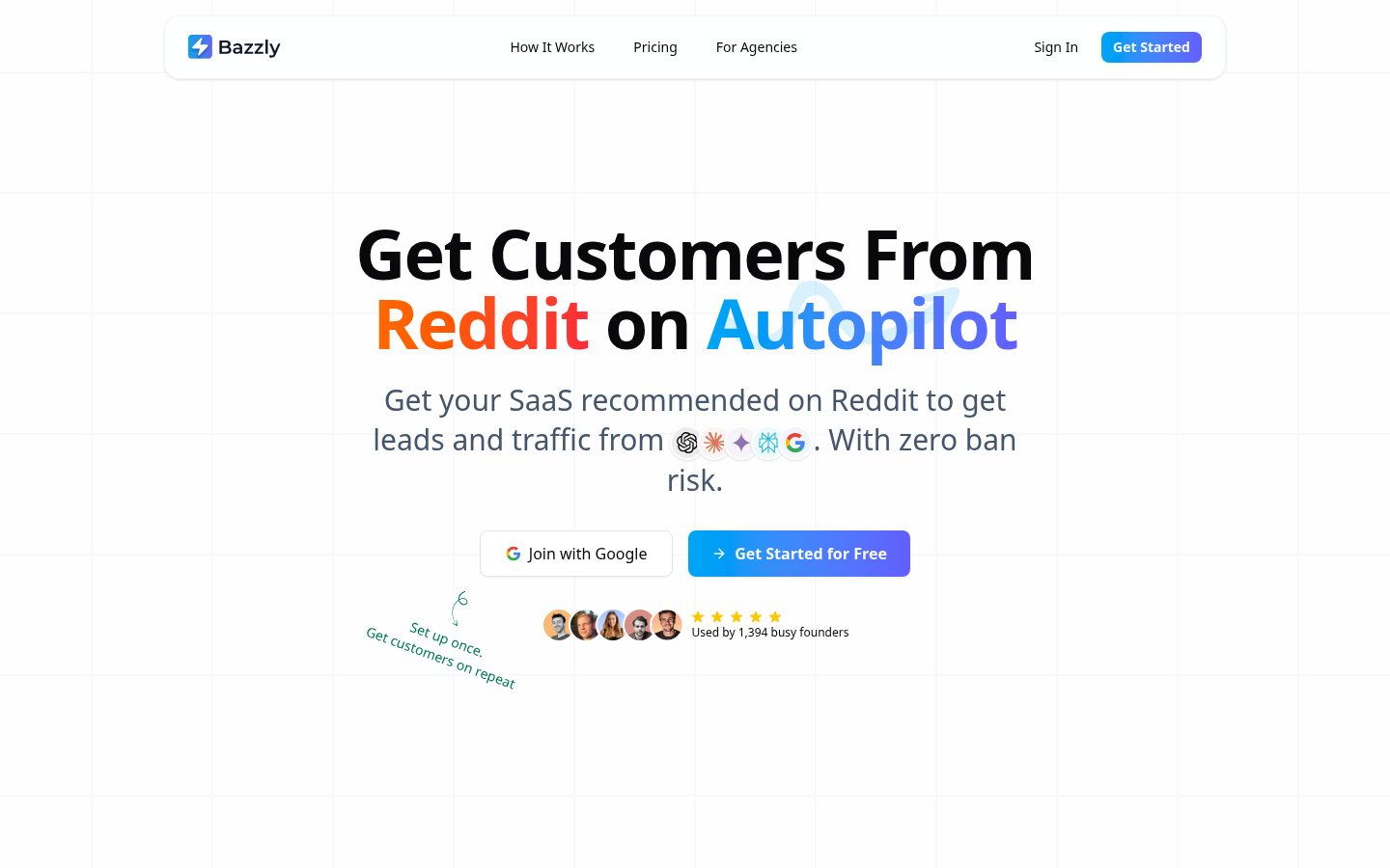 Bazzly Homepage