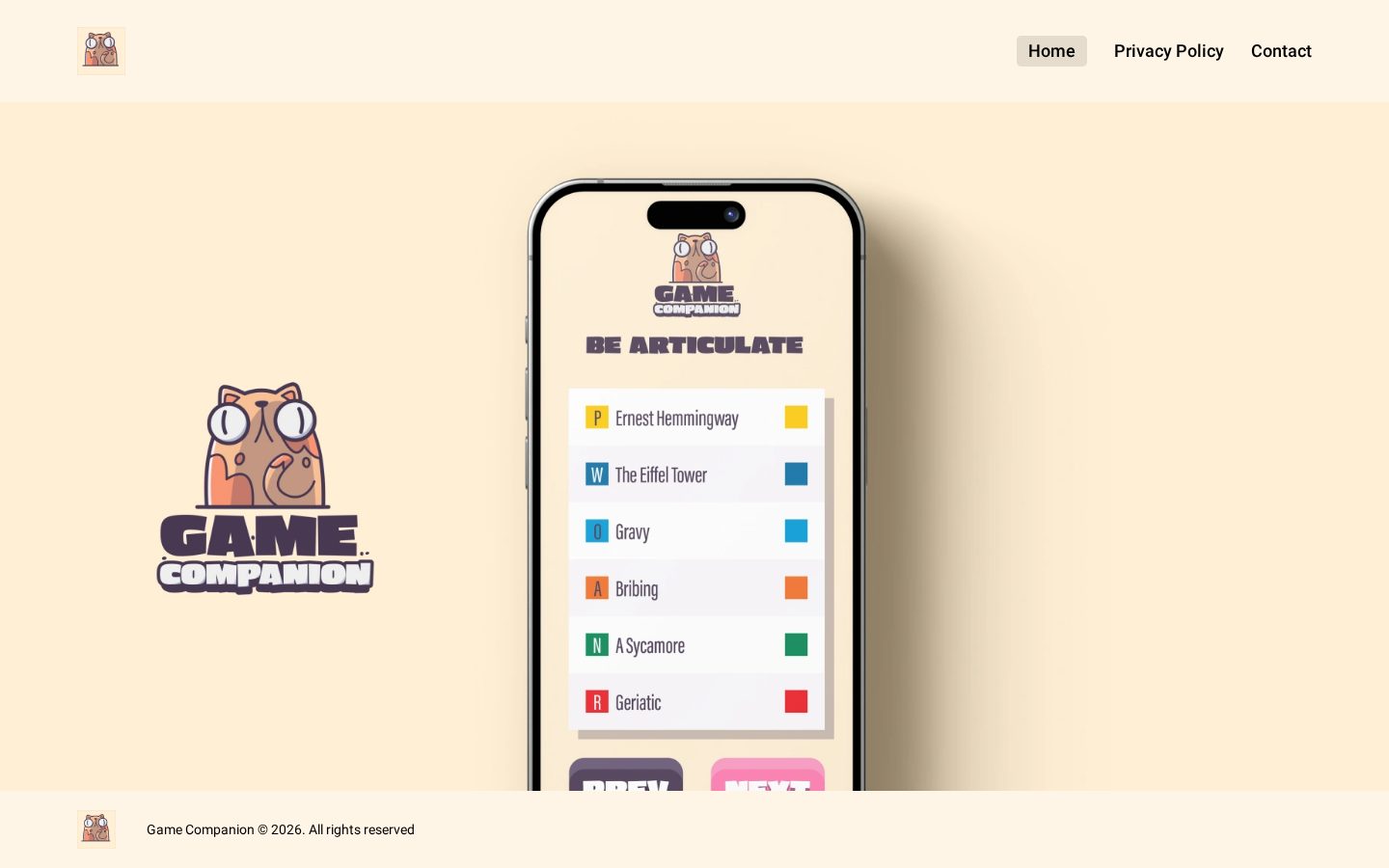 Be Articulate Homepage