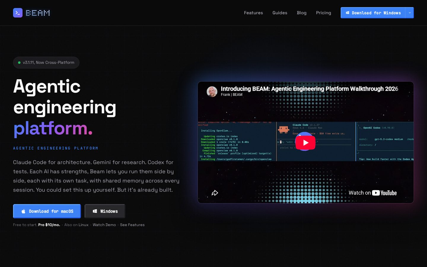 Beam Homepage