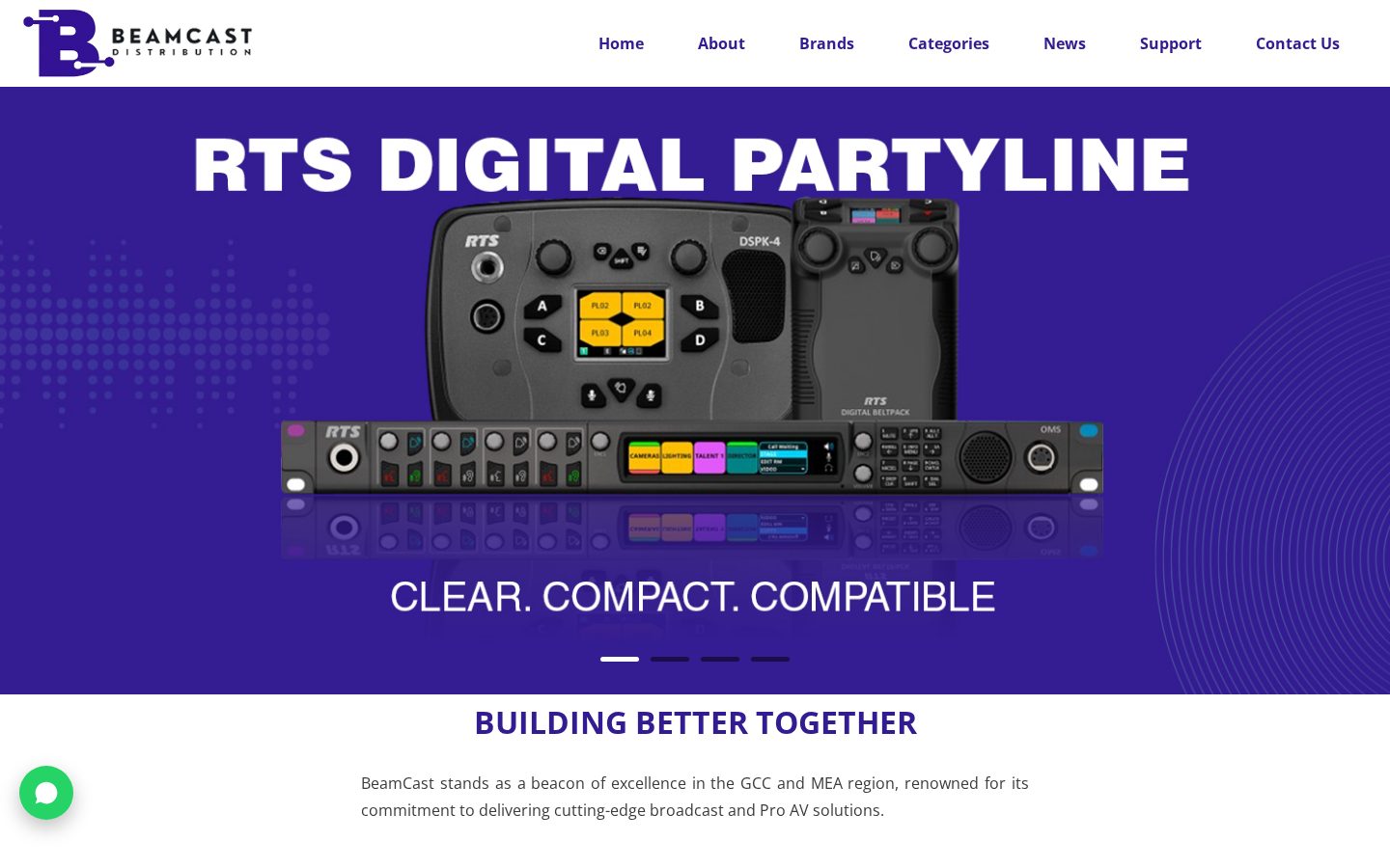 Beamcast Homepage