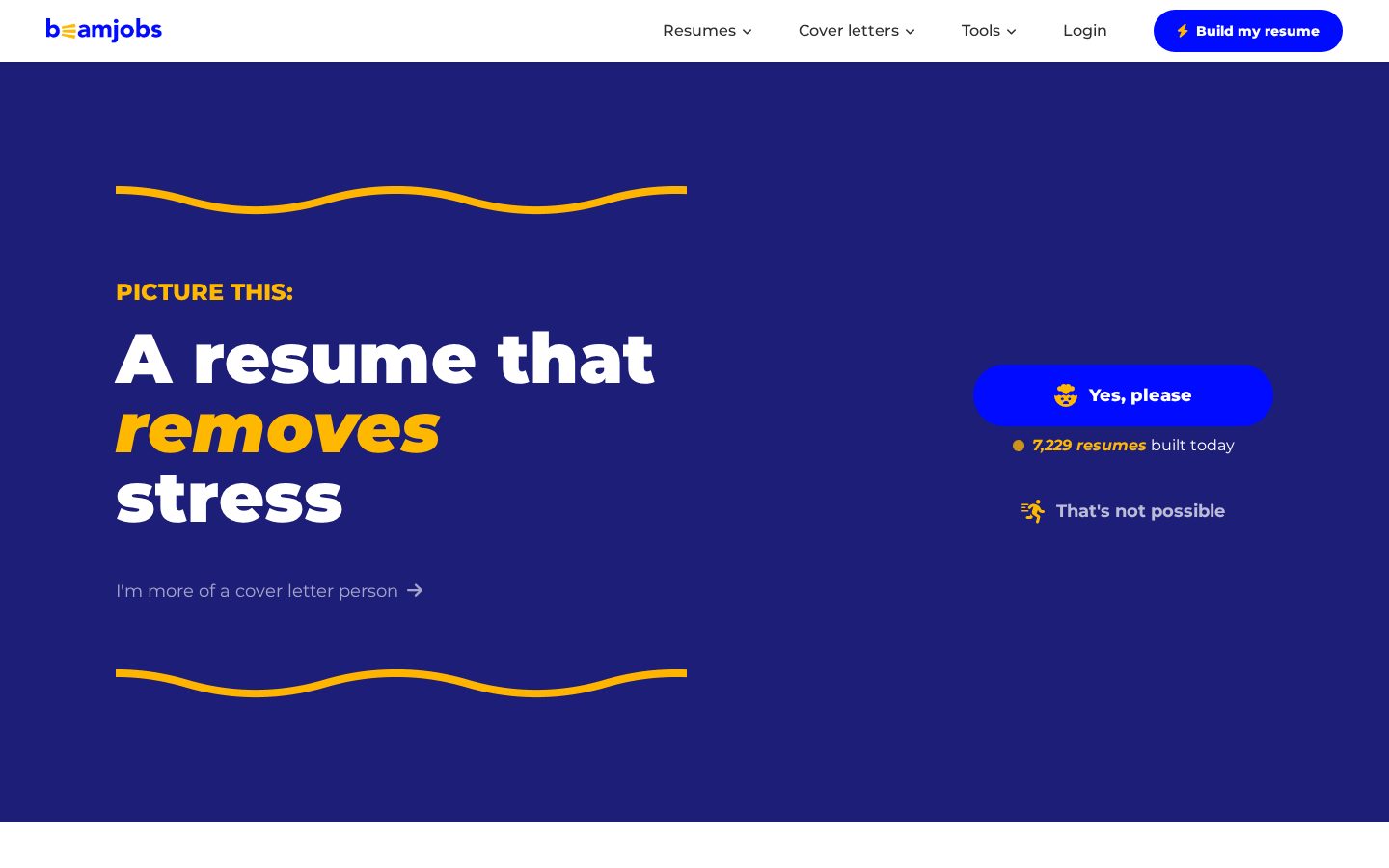 BeamJobs Homepage