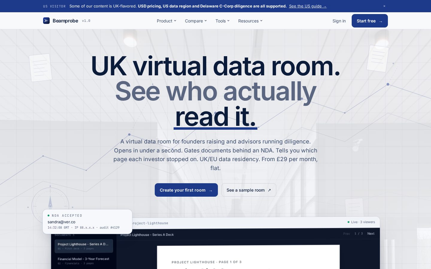 Beamprobe Homepage