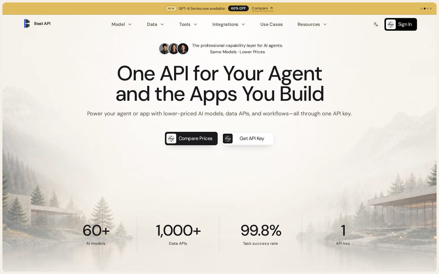Beat API Homepage