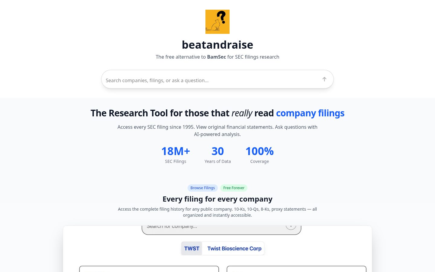 BeatAndRaise Homepage