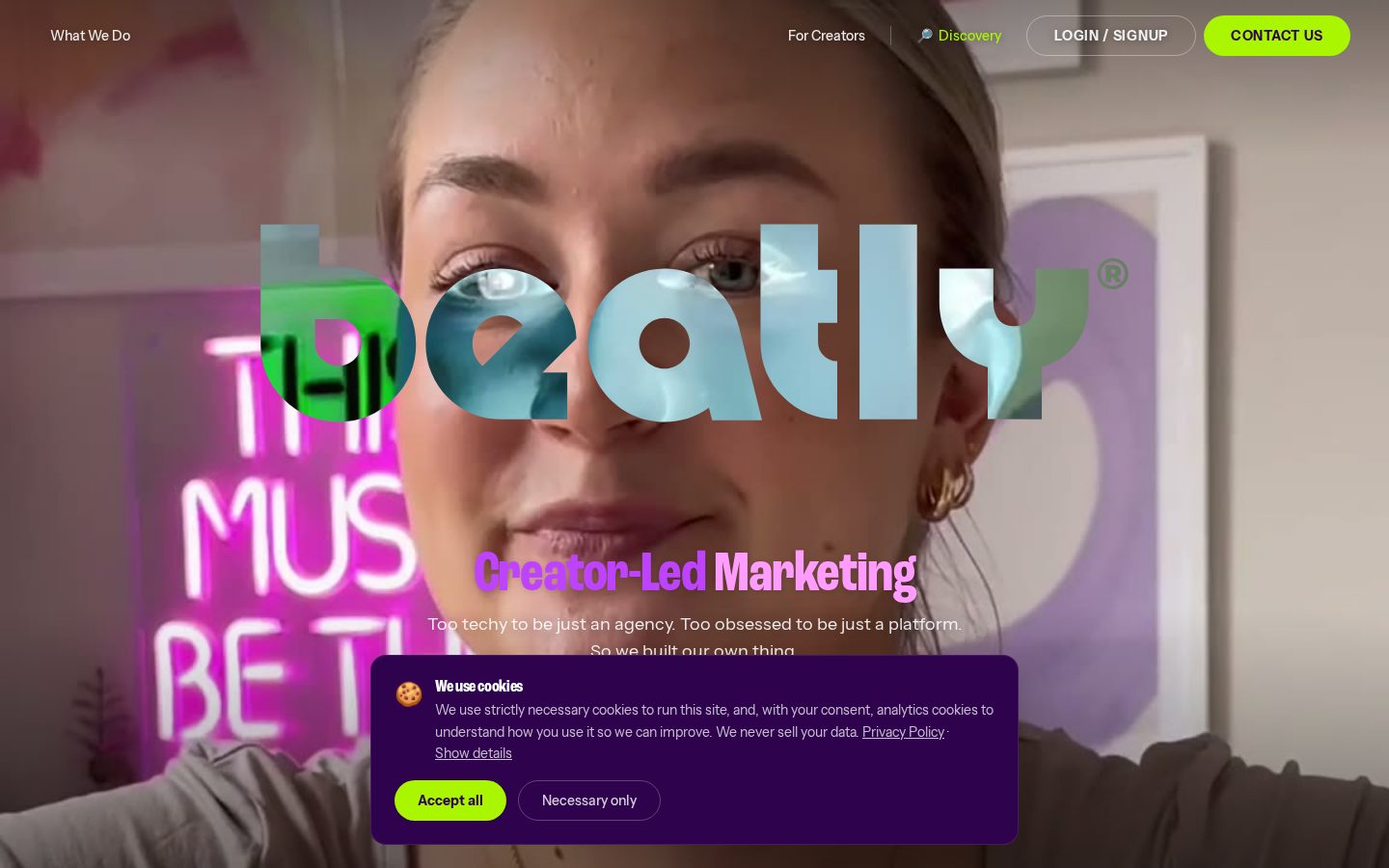 Beat.ly Homepage