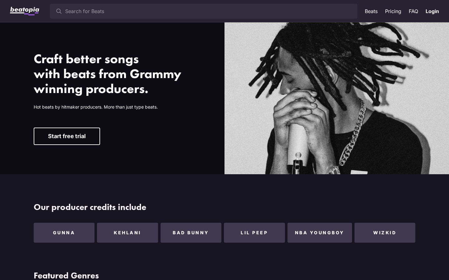 Beatopia Homepage
