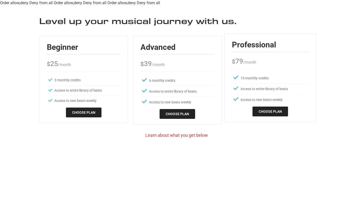 Beatwave Pricing