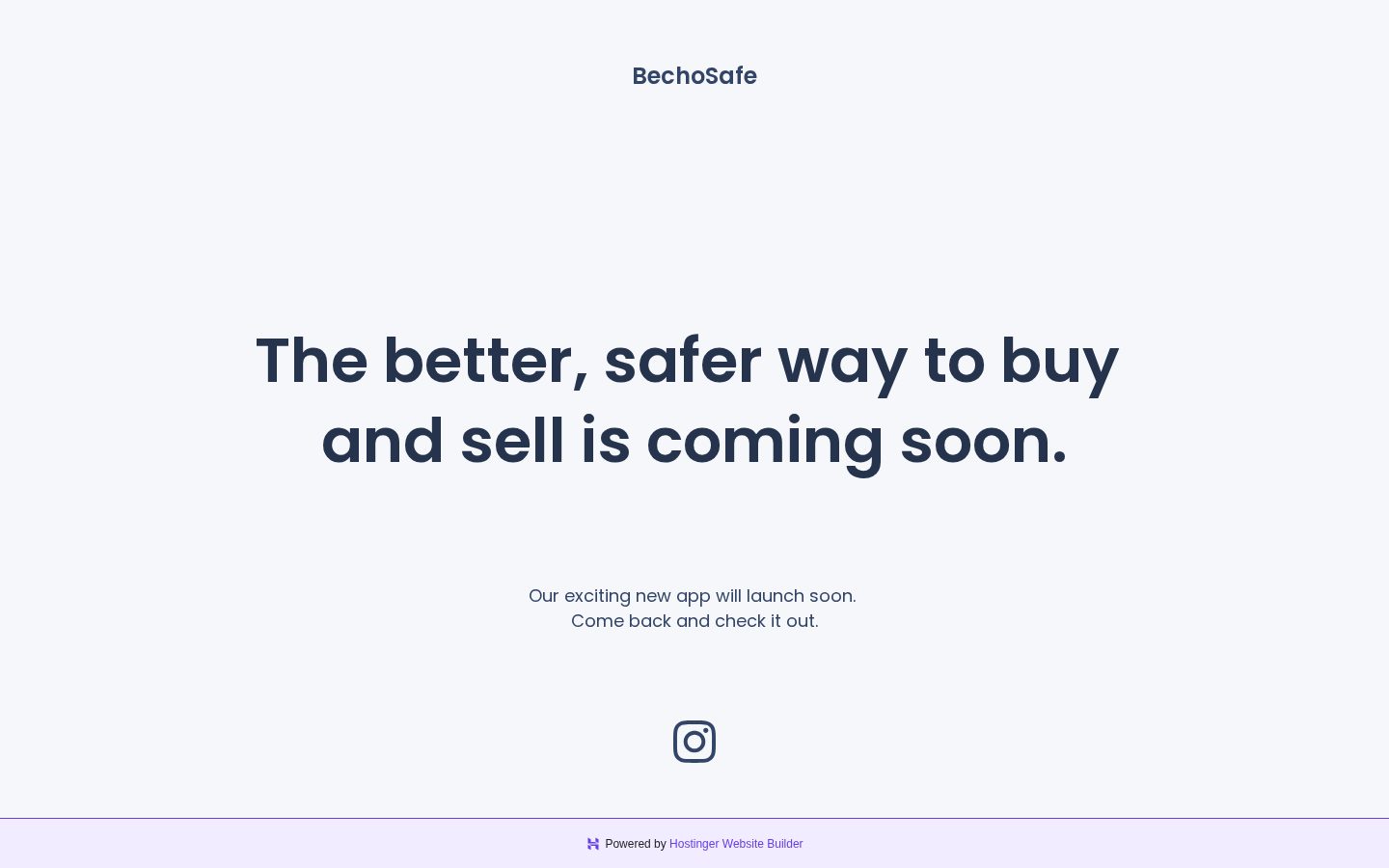 BechoSafe Homepage