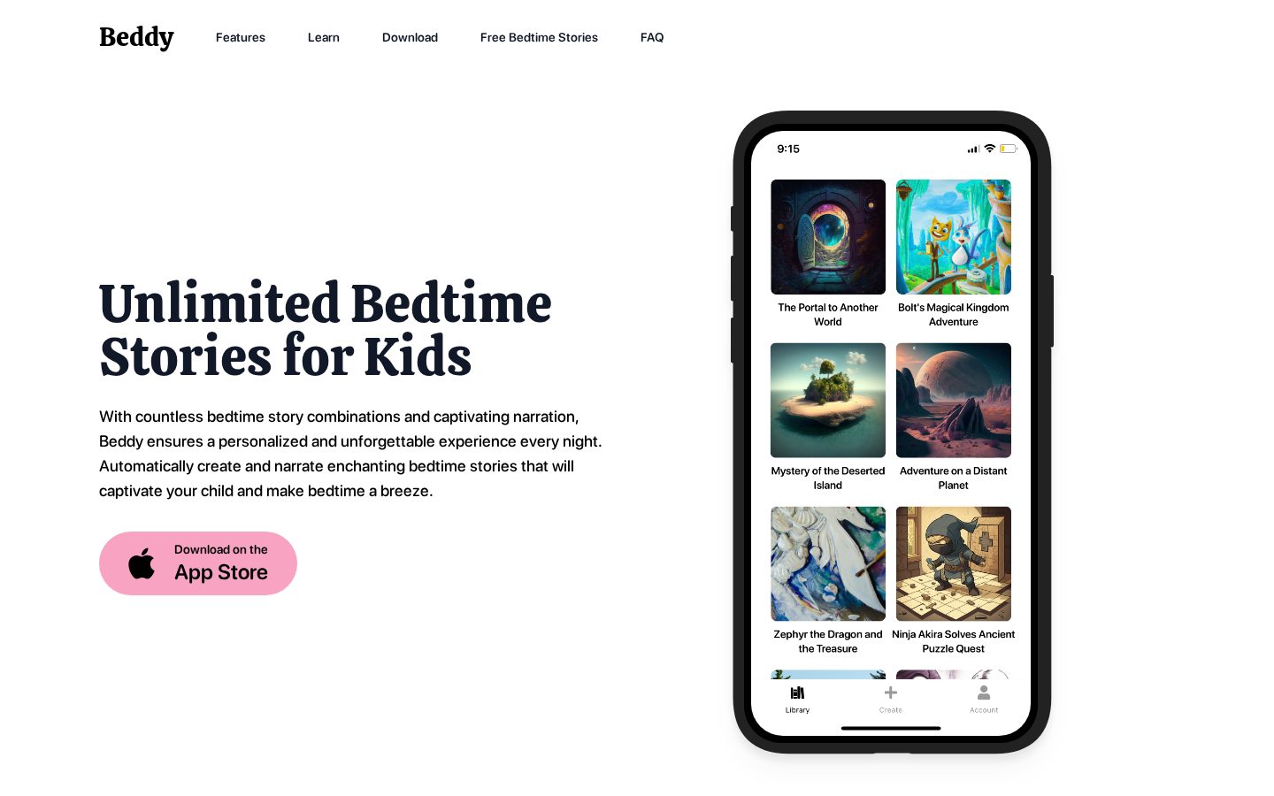 Beddy Homepage