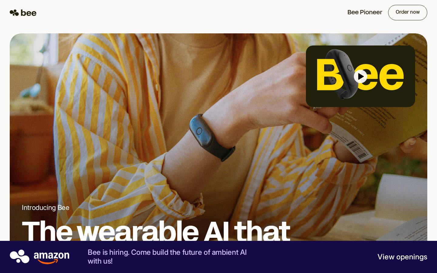 Bee Homepage