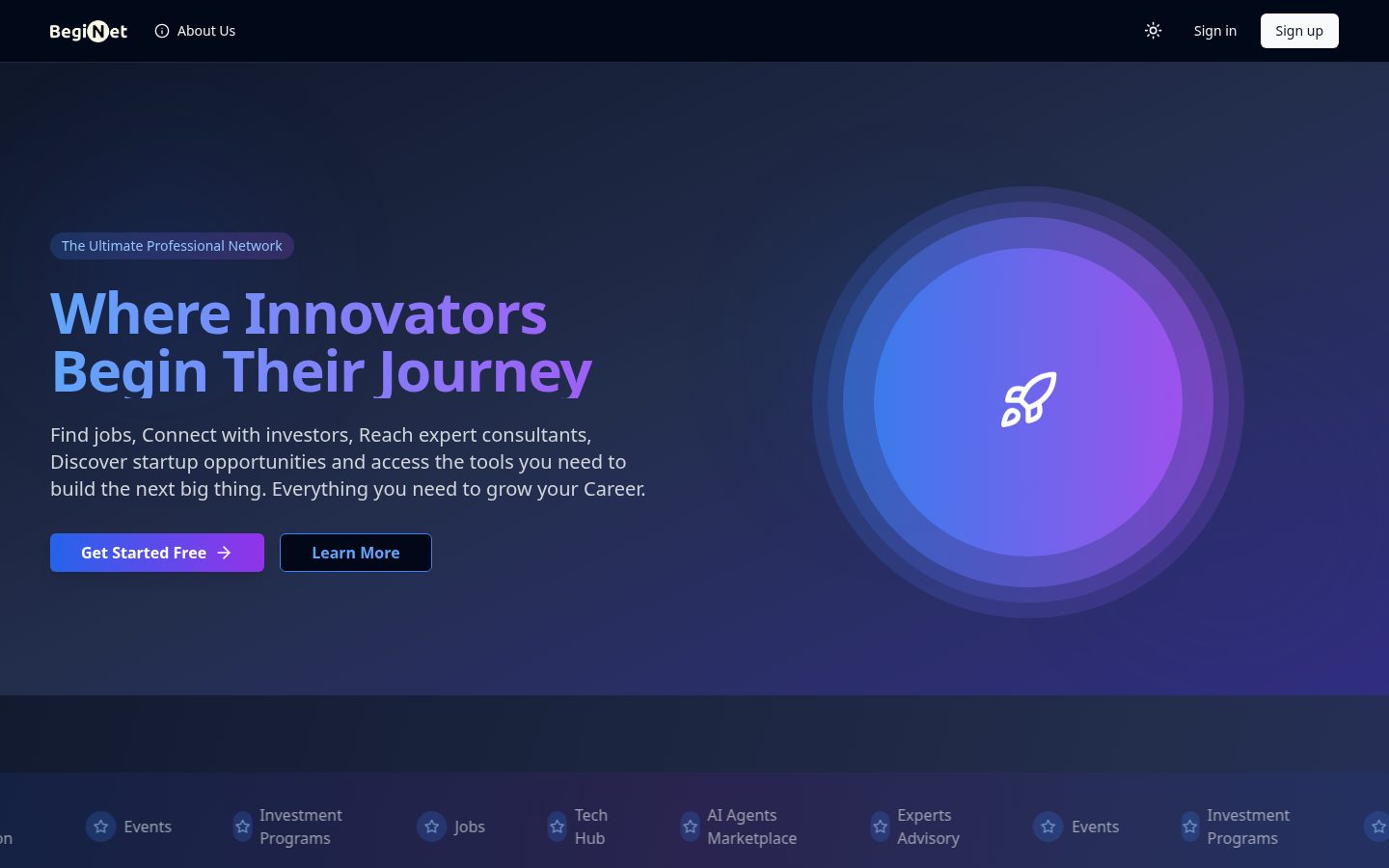 BegiNet Homepage