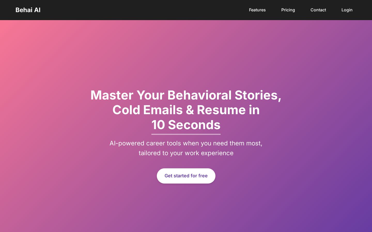 Behai Homepage