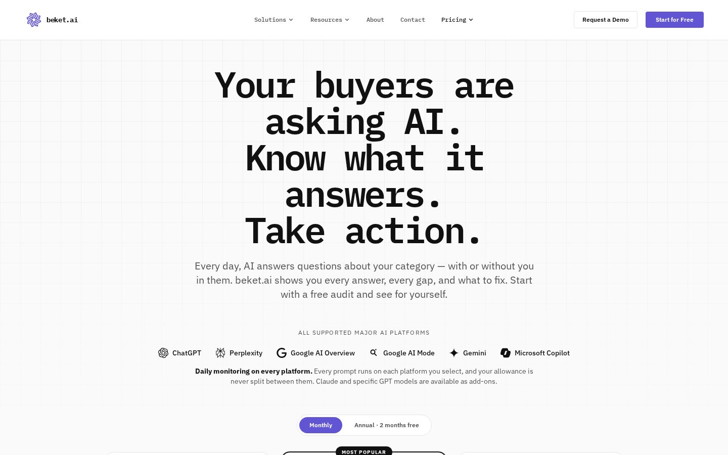 beket.ai Pricing