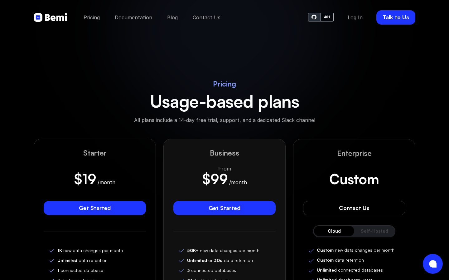 Bemi Io Pricing