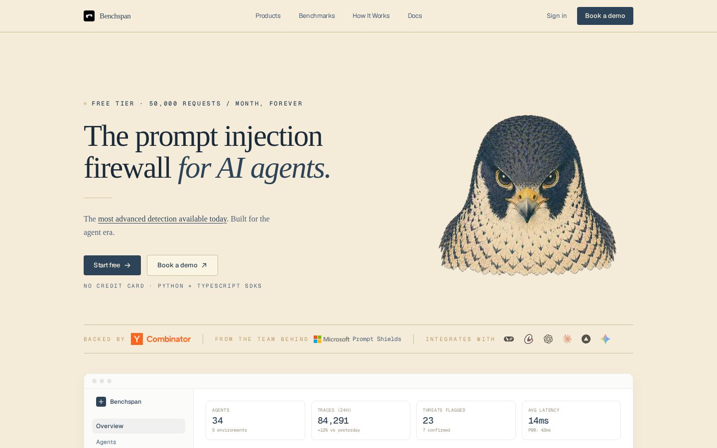 Benchspan Homepage
