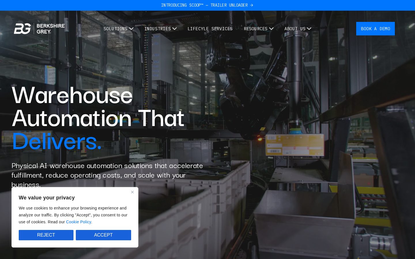 Berkshire Grey Homepage