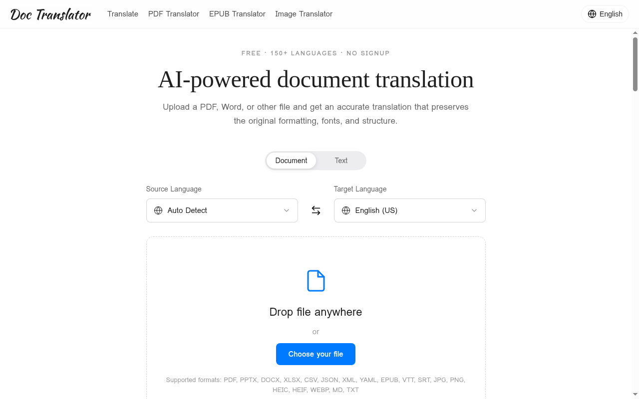 Homepage