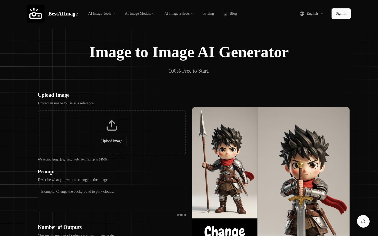 bestaiimage Homepage