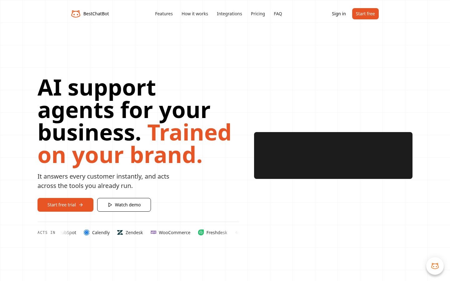 Bestchatbot.io Homepage