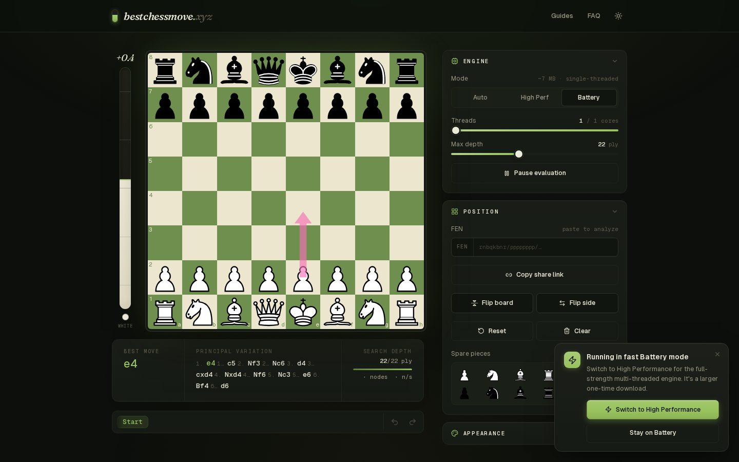 BestChessMove.xyz Homepage