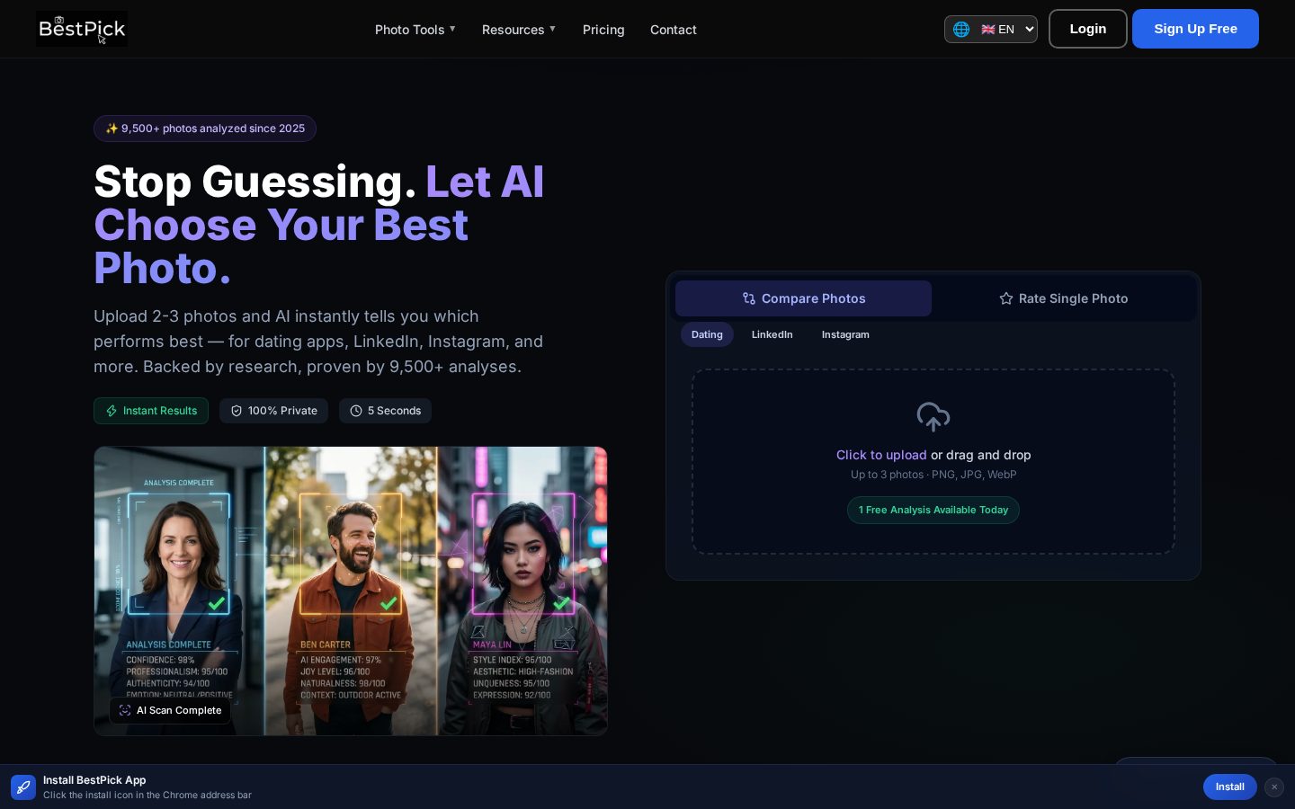 BestPick Homepage