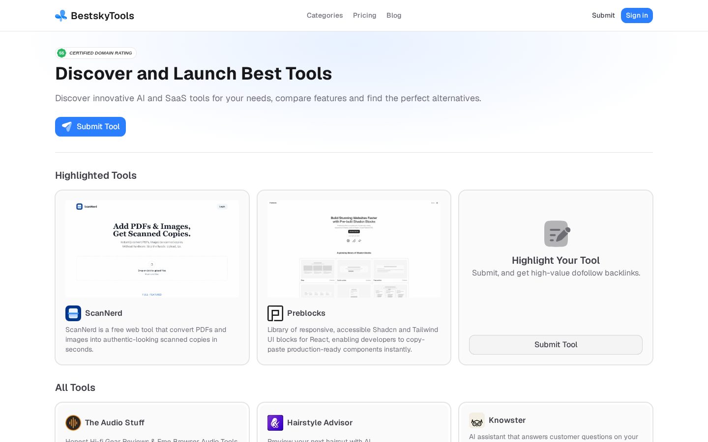 BestskyTools Homepage