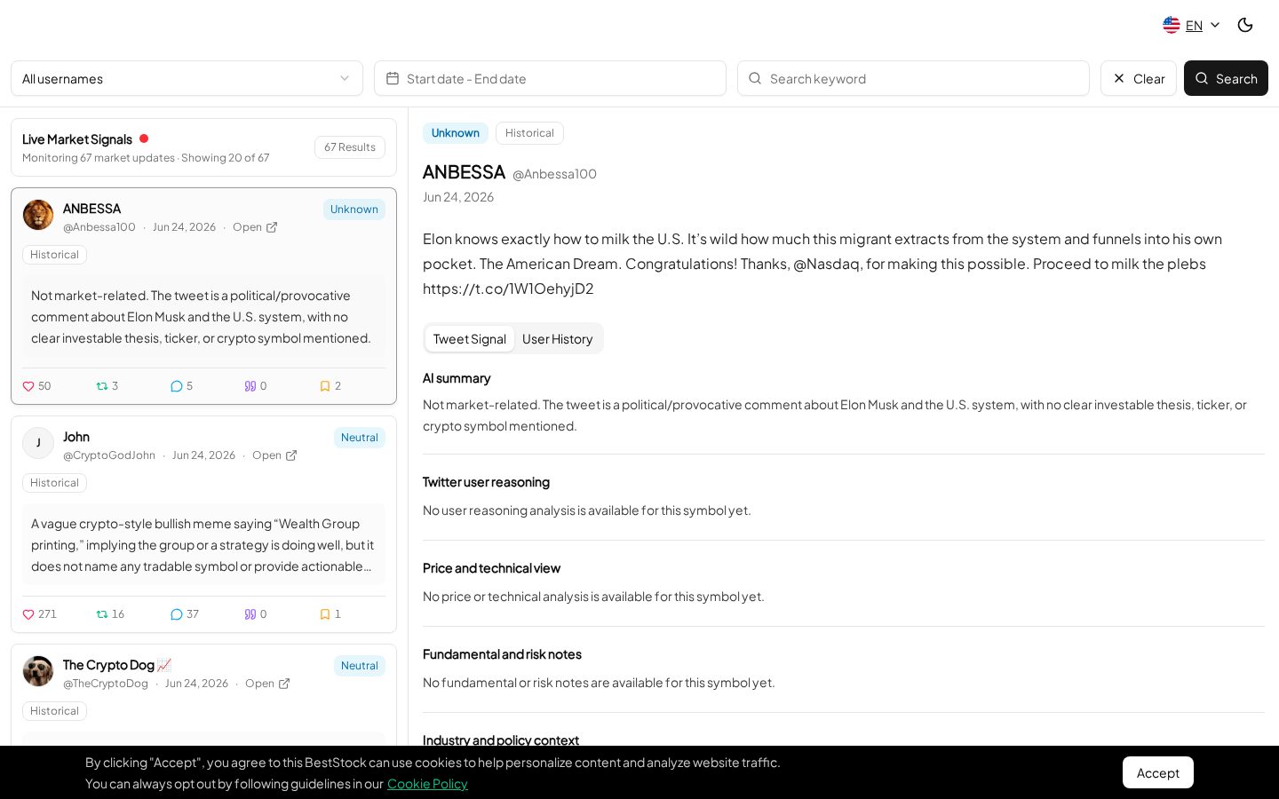 BestStock AI Homepage