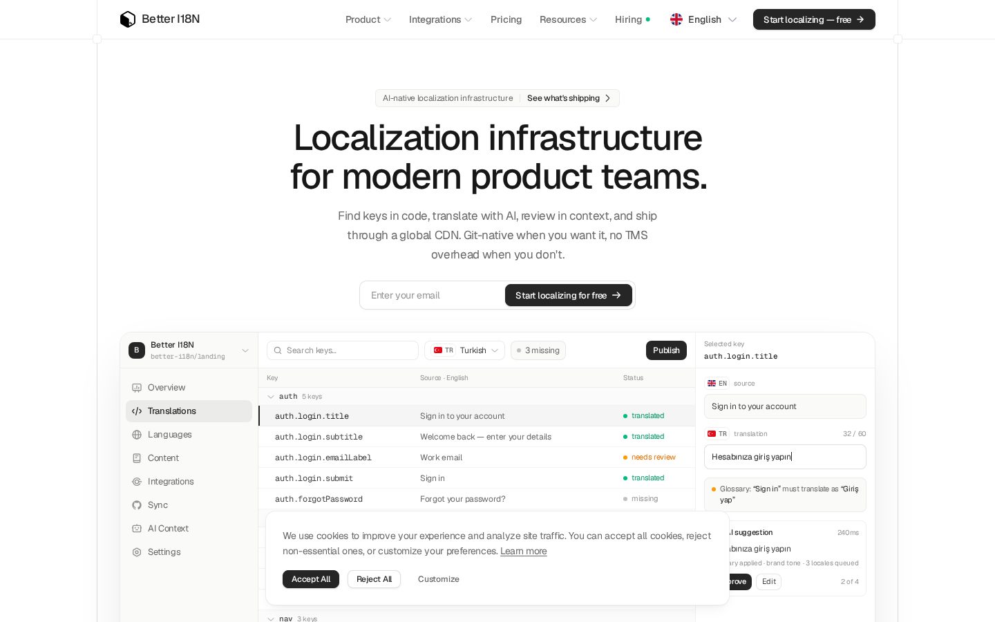 Better i18n Homepage