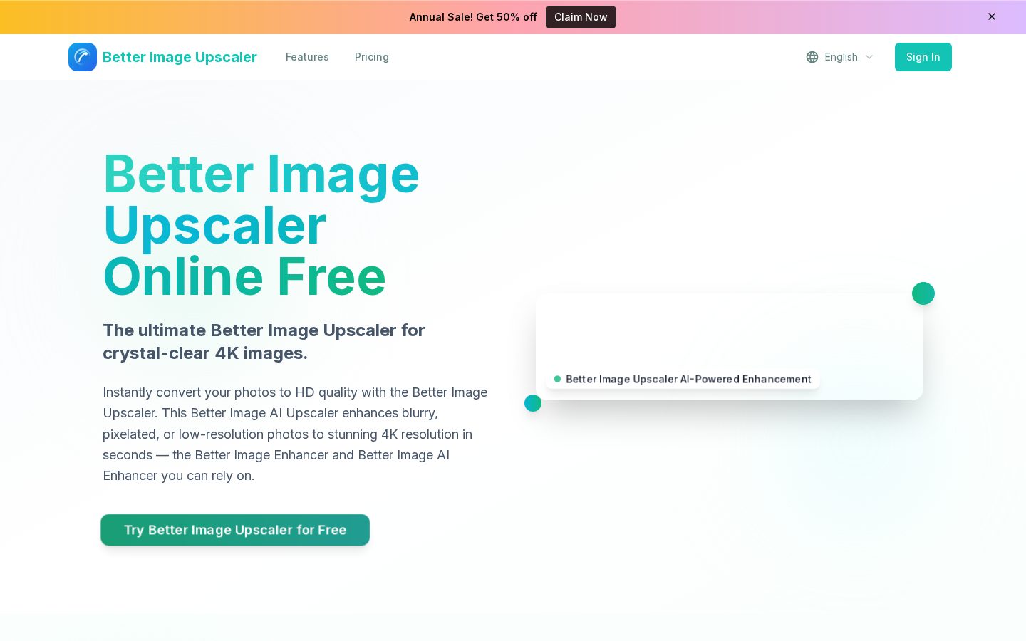 better image Homepage
