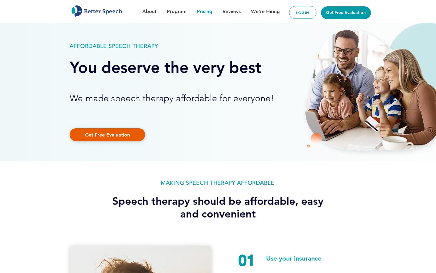Better Speech Pricing